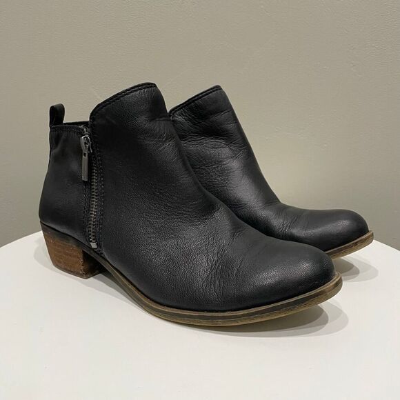 Lucky Brand Black Basel Ankle Booties - Size: 7.5 - Picture 1 of 9